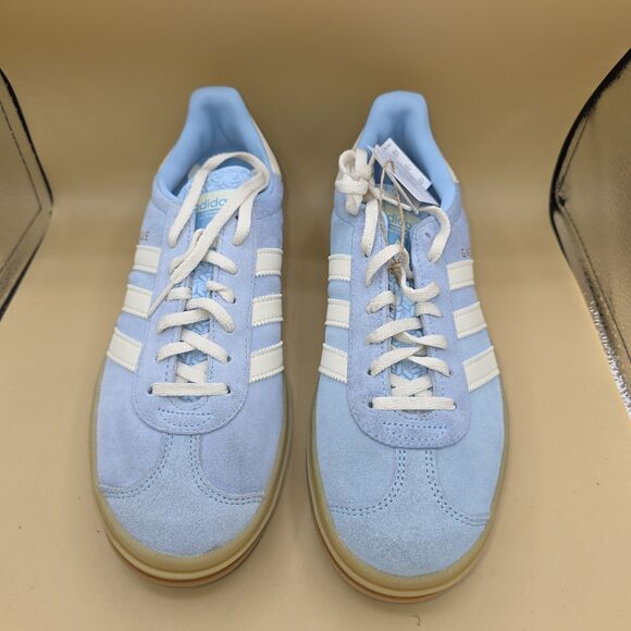 adidas Gazelle Sky Blue and White Sneakers - Picture 4 of 9